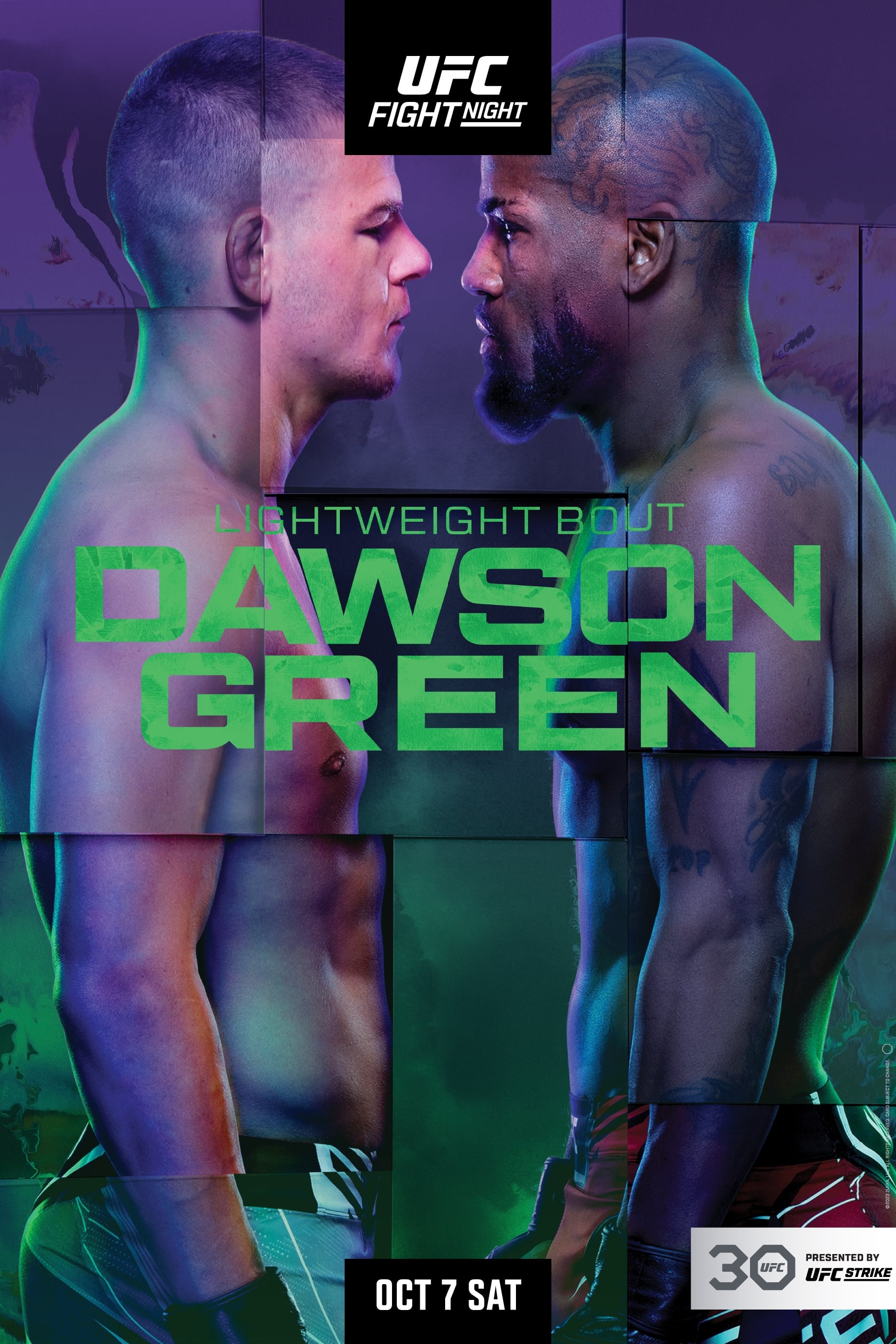 UFC Fight Night 229: Dawson vs. Green film