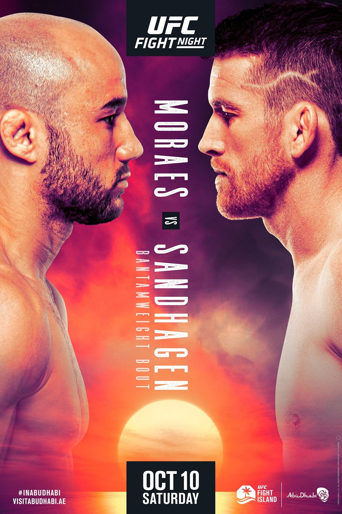 UFC Fight Night 179: Moraes vs. Sandhagen film