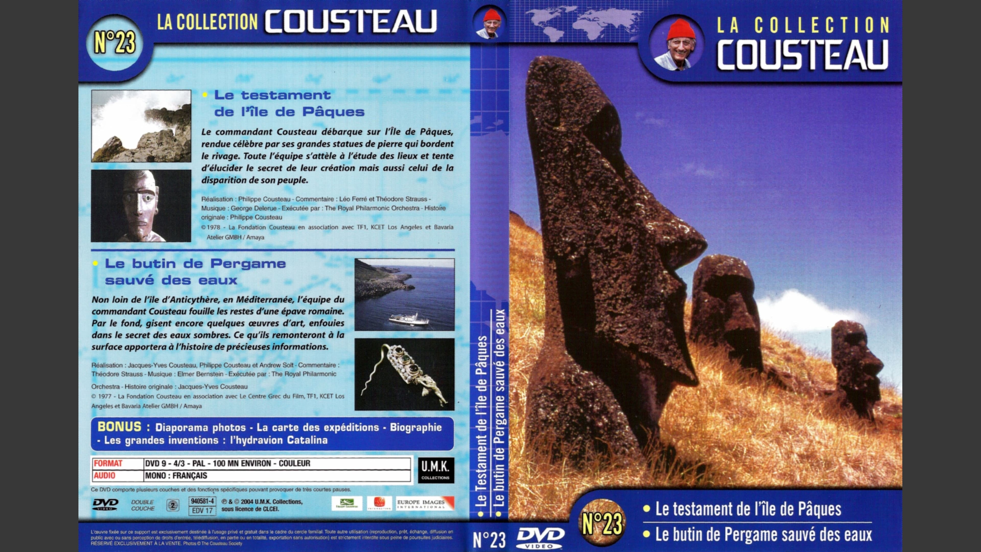 La collection Cousteau N°23 | Le testament de l'île de Pâques | Le butin de Pergame sauvé des eaux